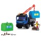 Camion Dickie Toys Playlife Iveco Recycling Container Set cu figurina si accesorii