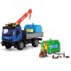 Camion Dickie Toys Playlife Iveco Recycling Container Set cu figurina si accesorii