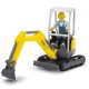 Excavator Dickie Toys Playlife Excavator Set cu figurina si accesorii