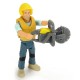 Excavator Dickie Toys Playlife Excavator Set cu figurina si accesorii