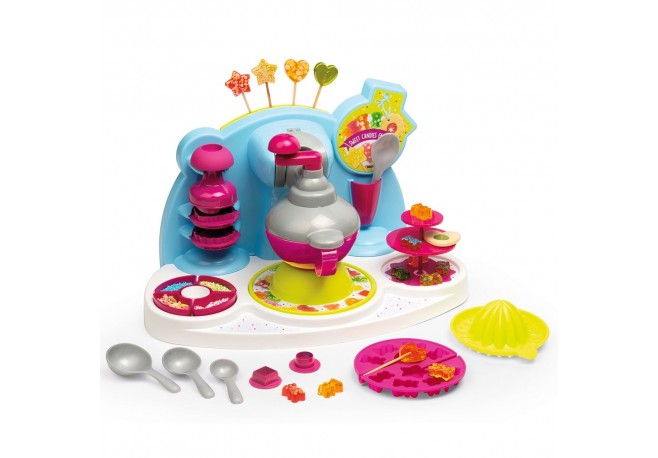 Jucarie Smoby Aparat pentru preparare dulciuri Chef Sweet Candies Factory cu accesorii
