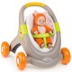 Carucior pentru papusi Smoby Minikiss 3 in 1 gri