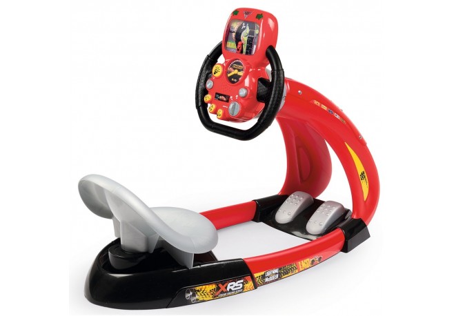 Simulator auto Smoby Cars 3 V8 Driver cu suport pentru telefon