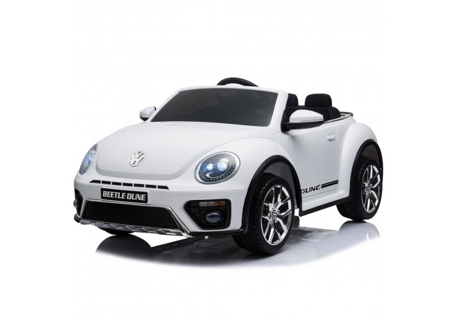Masinuta electrica Chipolino Volkswagen Beetle Dune white