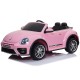 Masinuta electrica Chipolino Volkswagen Beetle Dune pink