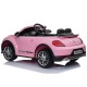 Masinuta electrica Chipolino Volkswagen Beetle Dune pink