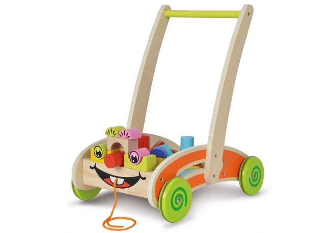 Carucior Eichhorn Activity Walker cu 35 cuburi