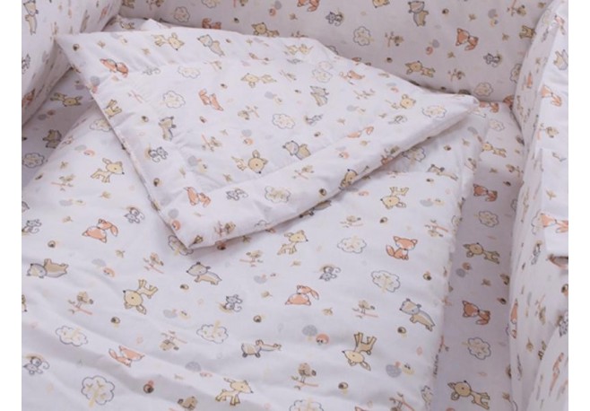 Lenjerie MyKids Foxi 3 Piese 120x60