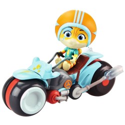 Motocicleta Smoby 44 Cats cu figurina Lampo 77 cm