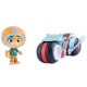 Motocicleta Smoby 44 Cats cu figurina Lampo 77 cm
