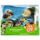 Motocicleta Smoby 44 Cats cu figurina Lampo 77 cm