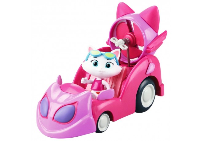 Motocicleta Smoby 44 Cats cu figurina Milady 77 cm