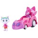 Motocicleta Smoby 44 Cats cu figurina Milady 77 cm