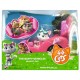 Motocicleta Smoby 44 Cats cu figurina Milady 77 cm