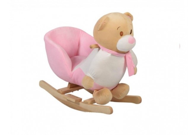 Balansoar plus pentru copii MONI Bear Roz WJ-635
