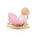 Balansoar plus pentru copii MONI Bear Roz WJ-635