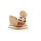 Balansoar plus pentru copii MONI Bear Khaki WJ-635