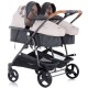 Carucior gemeni Chipolino Duo Smart beige graphite linen