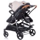 Carucior gemeni Chipolino Duo Smart beige graphite linen