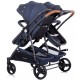 Carucior gemeni Chipolino Duo Smart denim