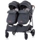 Carucior gemeni Chipolino Duo Smart graphite linen
