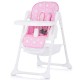 Scaun de masa Chipolino Bandi pink