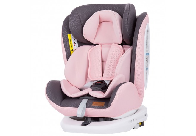 Scaun auto Chipolino Tourneo 0-36 kg baby pink cu sistem Isofix