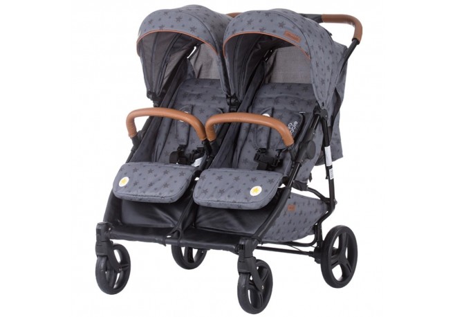 Carucior gemeni Chipolino Passo Doble graphite