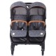 Carucior gemeni Chipolino Passo Doble graphite
