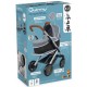 Carucior pentru papusi Smoby Quinny Combi 3 in 1 gri