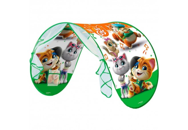 Cort pentru pat copii John 44 Cats cu lampa 220x80 cm