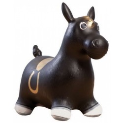 Saritor gonflabil John Wild West Horse negru