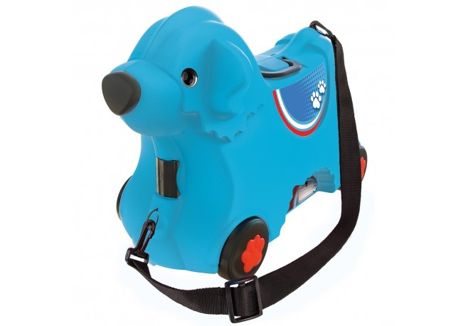 Masinuta de impins tip valiza Big Bobby Trolley blue