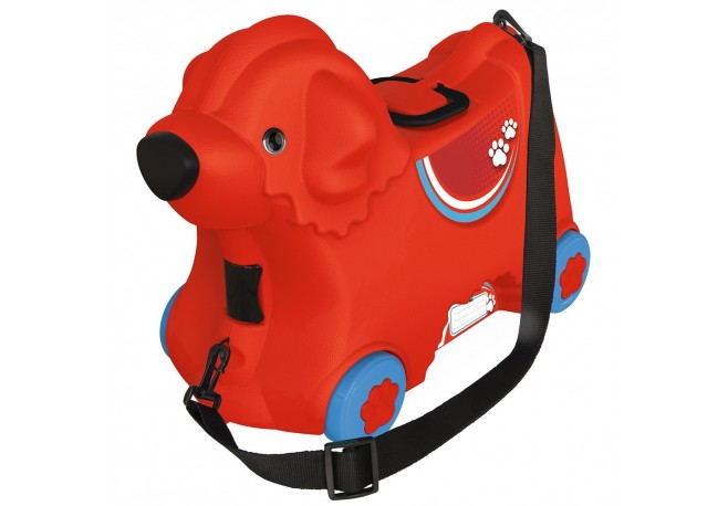 Masinuta de impins tip valiza Big Bobby Trolley red