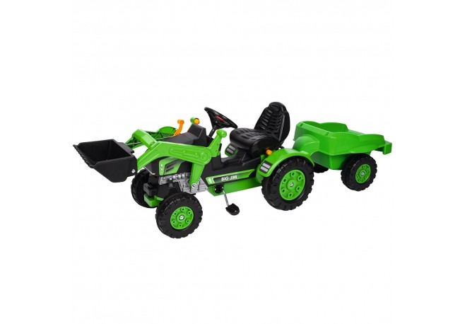 Tractor cu pedale si remorca Big Jim Loader
