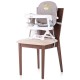 Inaltator scaun de masa Chipolino Lollipop mocca