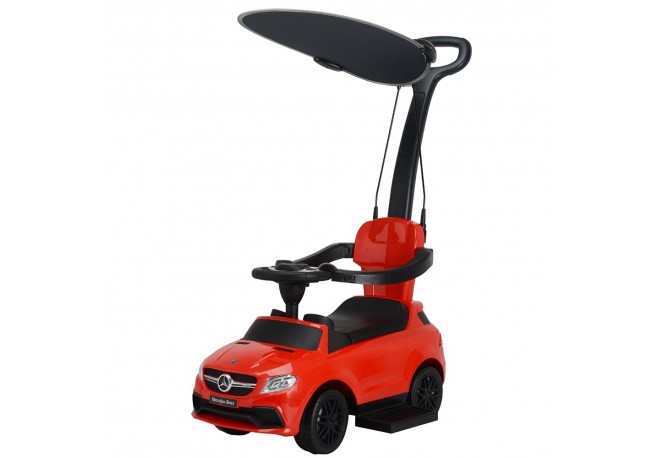 Masinuta de impins cu maner si copertina Chipolino Mercedes AMG GLE 63 red