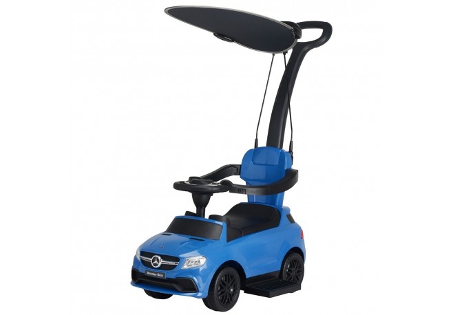 Masinuta de impins cu maner si copertina Chipolino Mercedes AMG GLE 63 blue