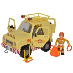 Masina Simba Fireman Sam Sam Mountain 4x4 cu 1 figurina si accesorii