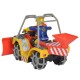 ATV Simba Fireman Sam Sam Mercury Snow Quad cu lama de zapada figurina Sam si accesorii