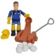 ATV Simba Fireman Sam Sam Mercury Snow Quad cu lama de zapada figurina Sam si accesorii