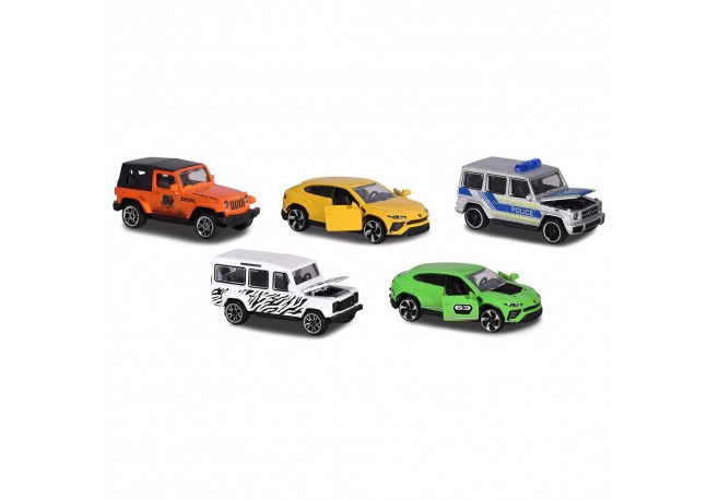 Set Majorette 5 masinute SUV 4x4