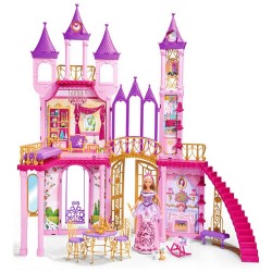 Casuta pentru papusi Simba Dream Castle cu papusa Steffi Love 29 cm papusa Evi Love 12 cm si accesorii