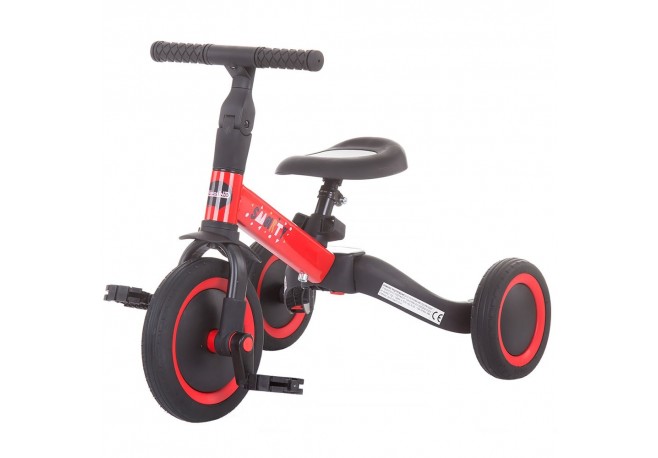 Tricicleta si bicileta Chipolino Smarty 2 in 1 red
