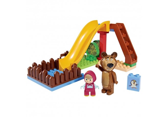 Set constructie Big Masha and the Bear Pool Fun 29 piese