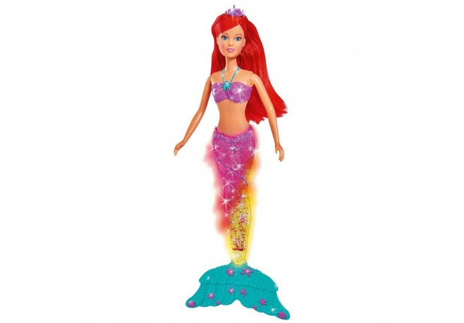 Papusa Simba Steffi Love Light & Glitter Mermaid 34 cm