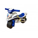 Motocicleta de impins MyKids Police Music 0139/51 Alb Albastru