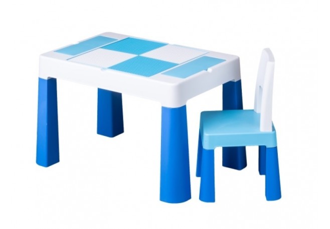 Set masuta cu scaun Tega Lego Multifun Albastru