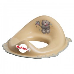 Reductor wc copii MyKids Bears Beige-Grey antialunecare