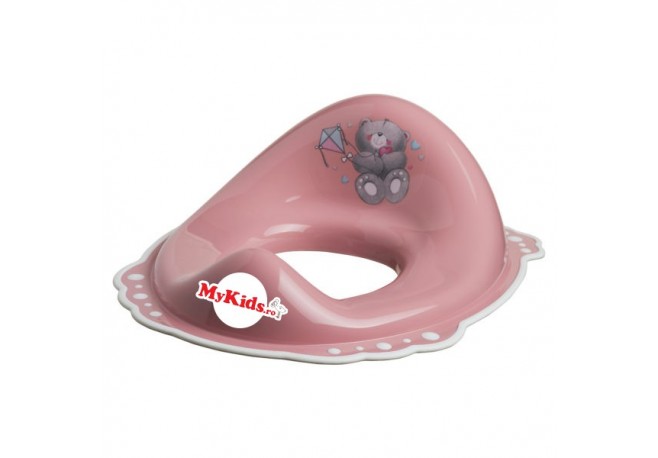 Reductor wc copii MyKids Bears Pink-White antialunecare